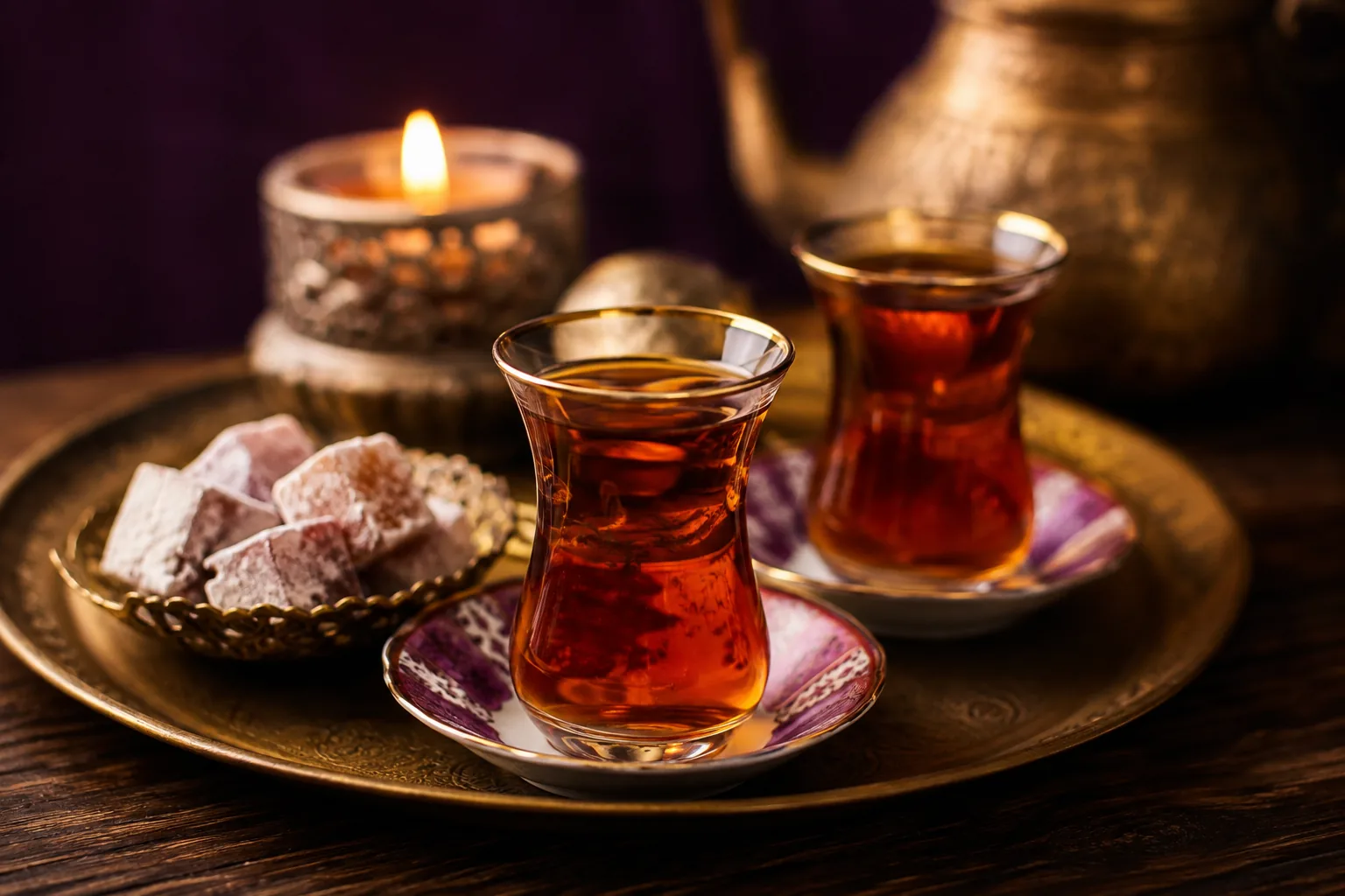 Karşılama çayı servisi — Lila Spa, Yeşilköy misafirlerine hizmet veren salon